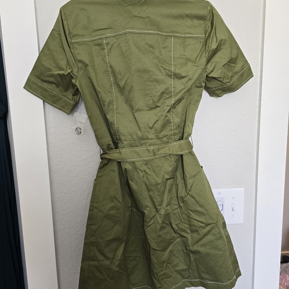 NWT Modcloth Olive Dress Size 2 - Picture 6 of 6